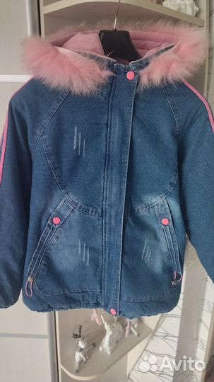 Джинсовая куртка для девочки