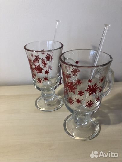 Бокалы для глинтвейна кружки новогодний подарок