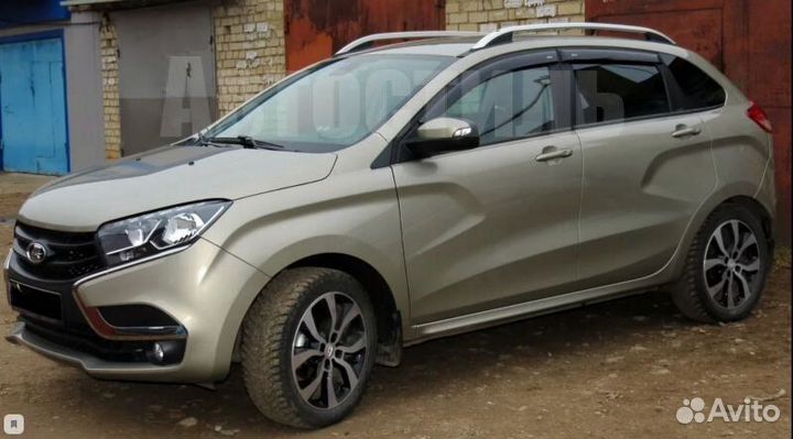 Рейлинги для LADA XRay 2015- серебристые (Турция)