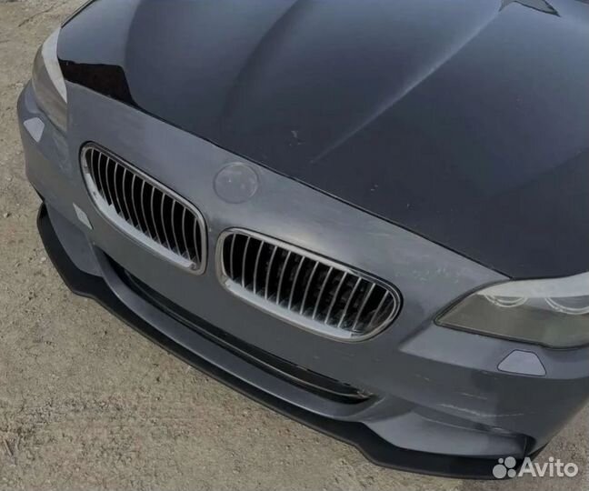 Сплиттер губа элерон на передний бампер bmw f10