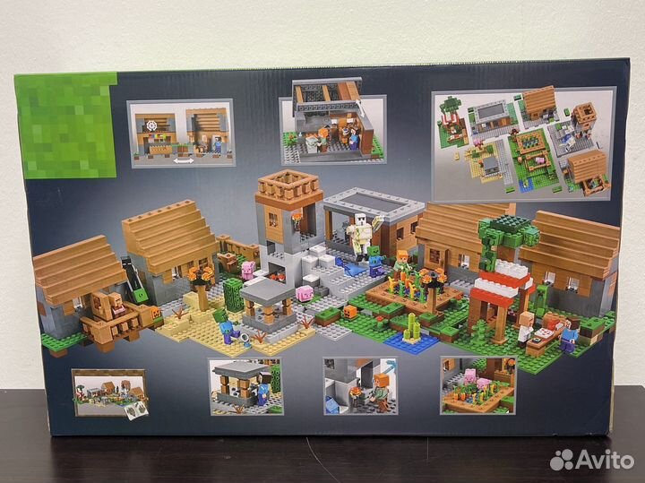 Lego Minecraft Большая деревня