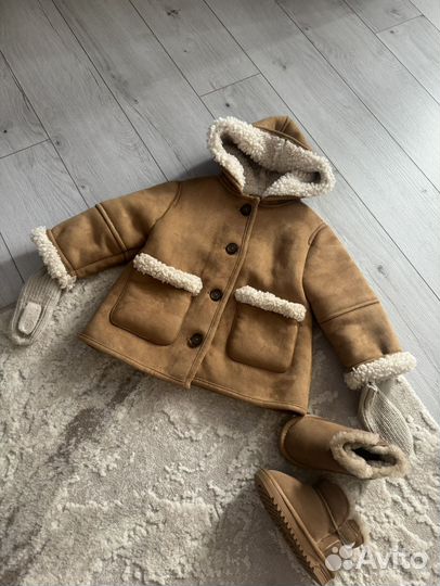 Дубленка zara