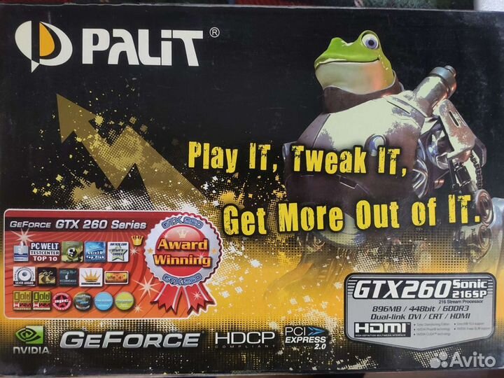 Видеокарта gtx260