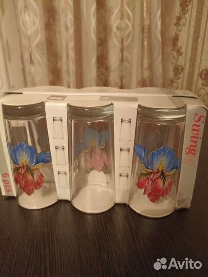 Стаканы для сока 6 шт