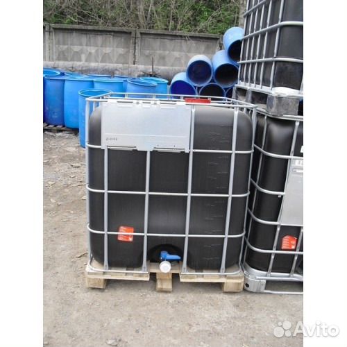 Еврокуб чёрный 1000 л