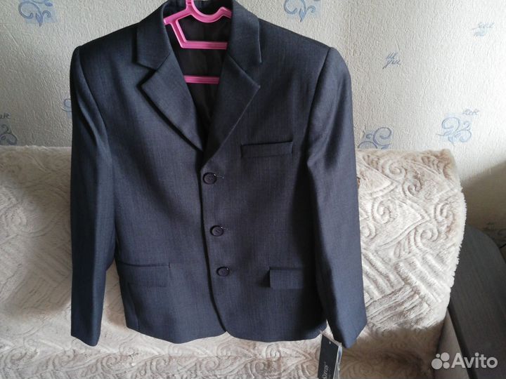 Пиджак школьный для мальчика 146