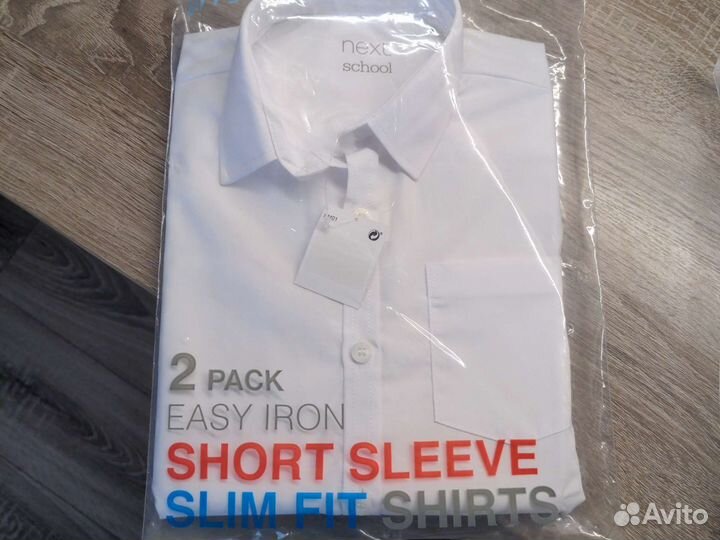 Рубашка белая next