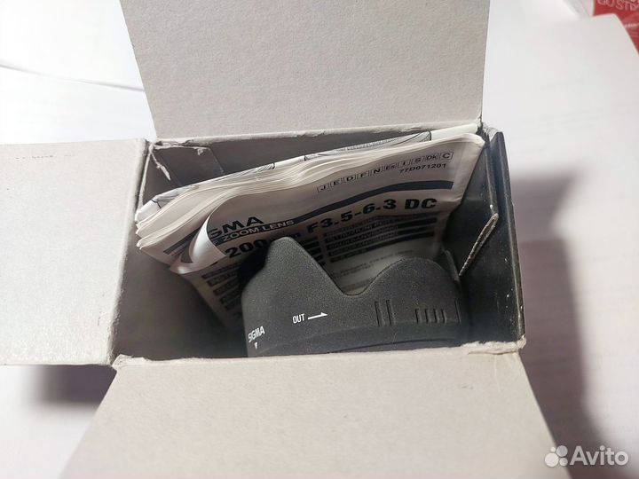 Бленда 62 мм на Sigma объектив 18-200. Двухстор