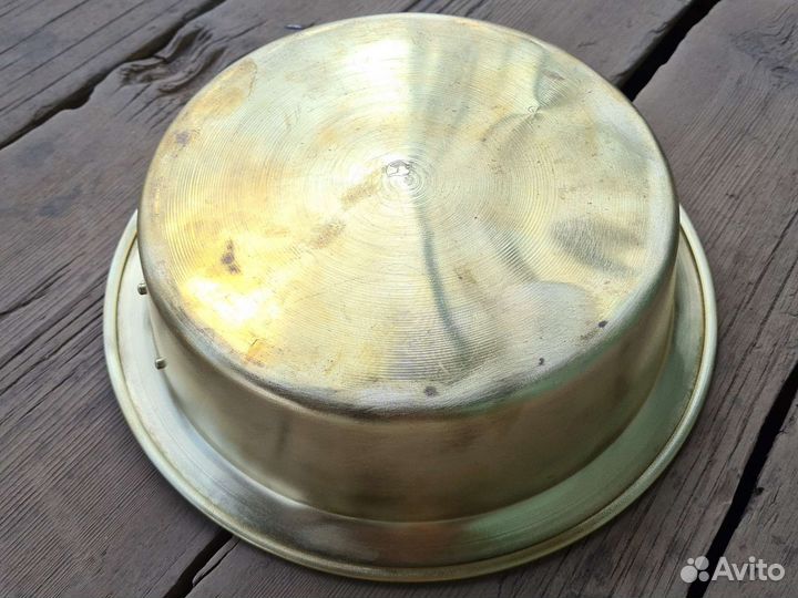 Латунный таз