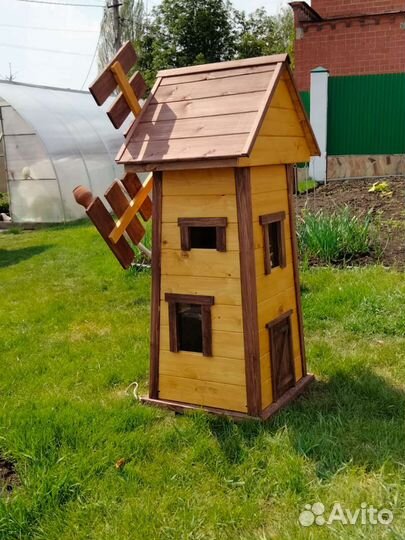 Мельница для интерьера сада