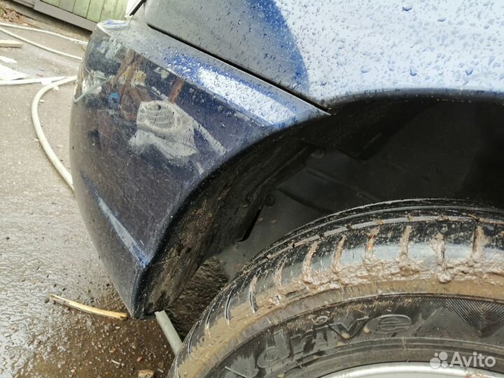Бампер передний kia spectra Синий