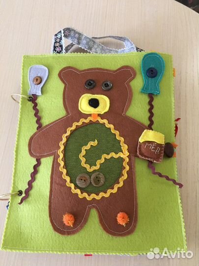 Развивающая игрушка новая из фетра