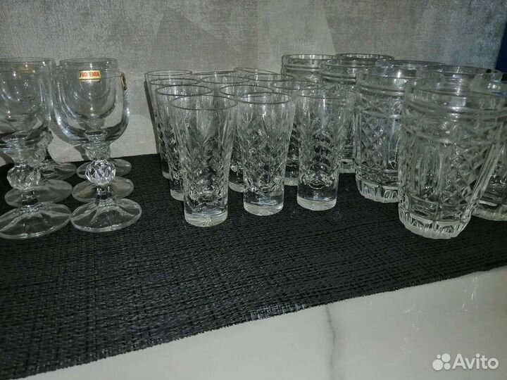 Рюмки, стопки, фужеры