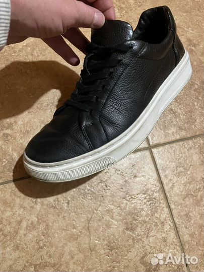 Мужские кожаные кеды 40-41