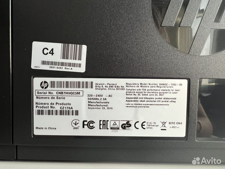 Принтер HP Laserjet Pro MFP M125r