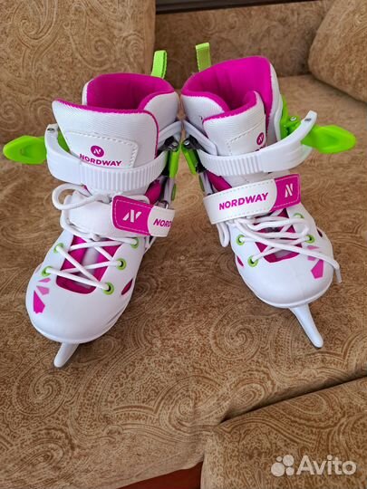 Коньки фигурные nordway детские 27-30 размер