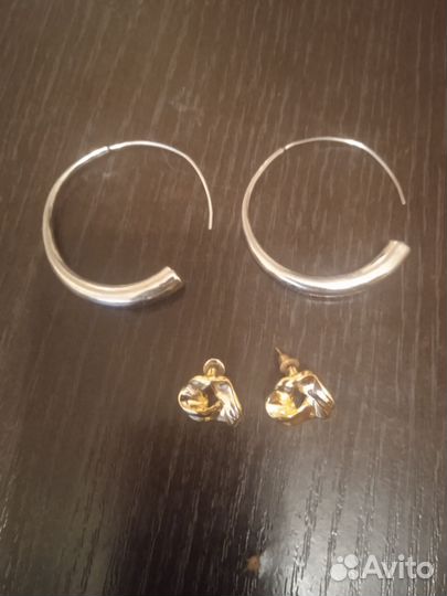 Серьги бижутерия