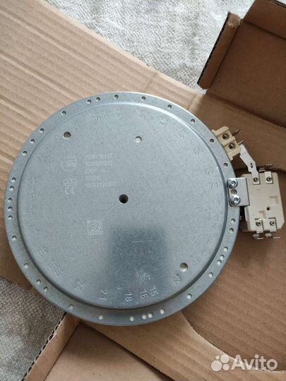 Конфорка для электроплиты стеклокерамики