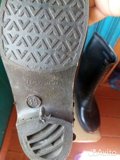 Резиновые сапоги 39 размер