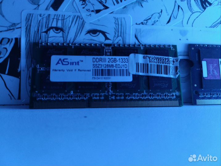 Оперативная память ddr3 для ноутбука 2gb