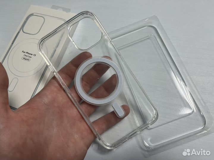 Чехол прозрачный magsafe на iPhone (разные версии)