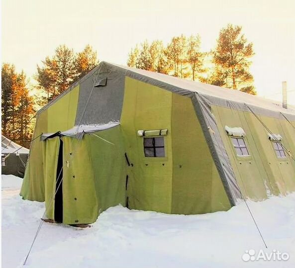 Палатка мчс армейская м10 м30 пвх брезент