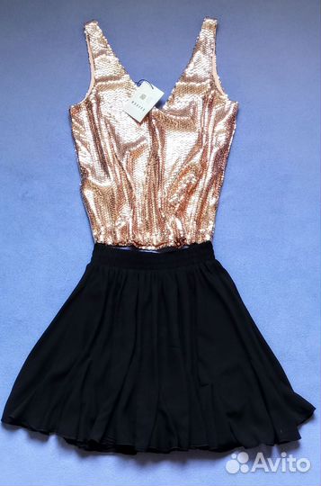 Топ пайетками M O H I T O+юбка Ламбада,р.42. Новые