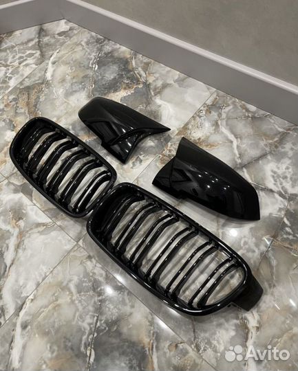 Крышки Зеркал + Решетки Bmw f30 M