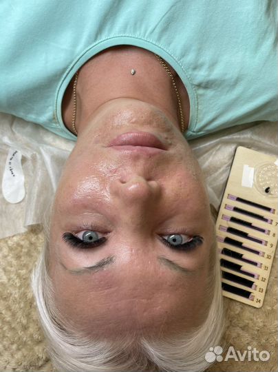 Наращивание ресниц на дому