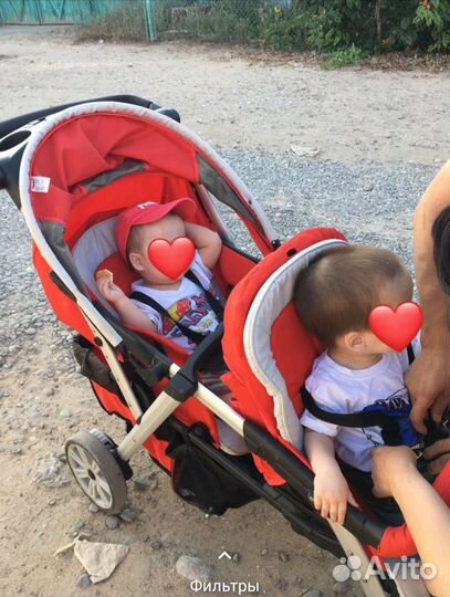 Прогулочная коляска для двойни или погодок
