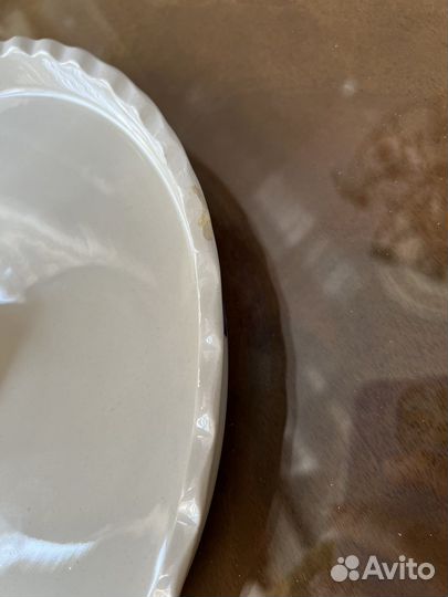 Тортница на ножке фарфор