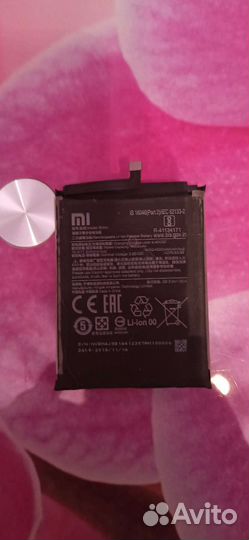 Аккумулятор xiaomi note 8 pro, акб, батарея