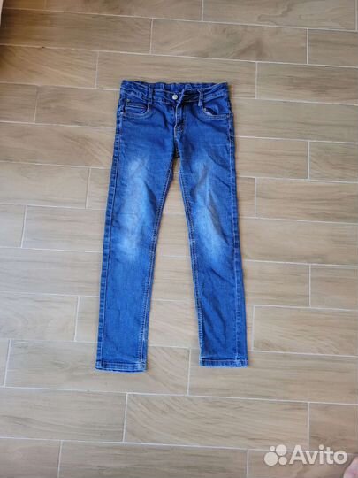2 пары джинсов для девочки 134-140