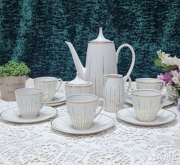 Кофейный, чайный сервиз гдр