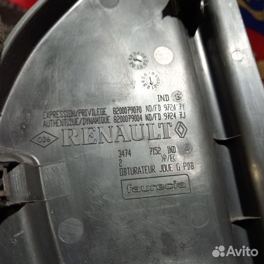 Накладка на торпедо Renault Megane 2