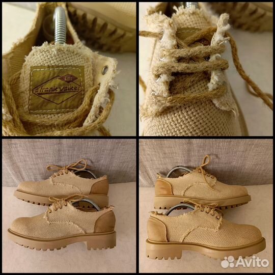 Ботинки/Редкие/Холщевые/Italy/Orig/Frank Walker/42