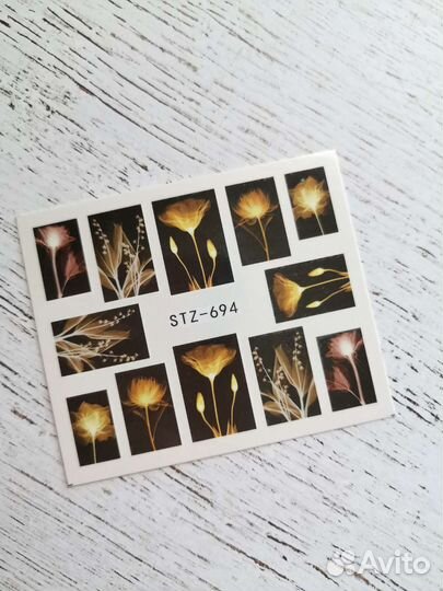 Слайдеры для ногтей наклейки