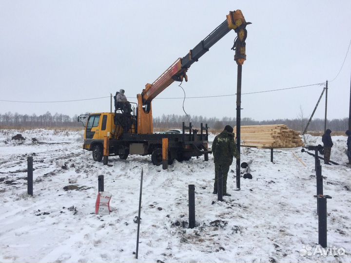 Винтовые сваи под ключ / Фундамент за 1 день