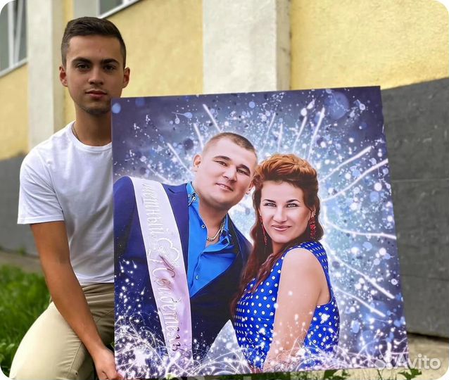 Портрет на холсте 40х60