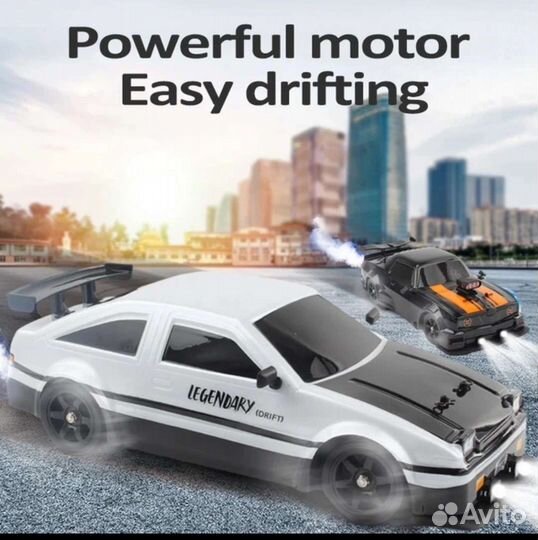 Машинка на пульте управления с функцией дыма