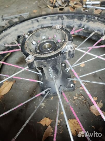 Задняя ступица kayo tt, обод