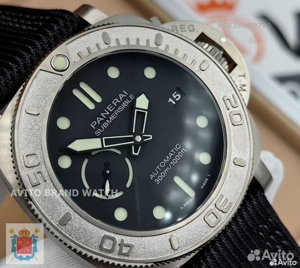 Часы Panerai Submersible Mike Horn титановые новы