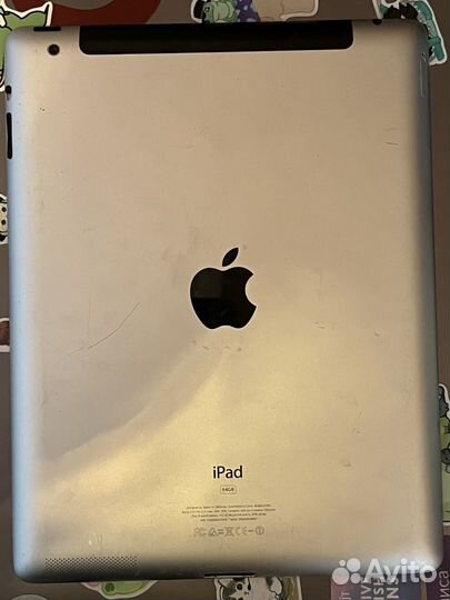 iPad 2 (64GB) WI-FI + SIM (Ios 9.3.5)