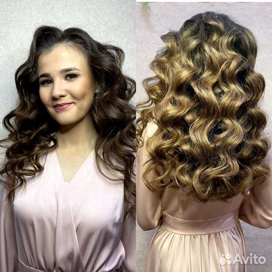 Прически локоны