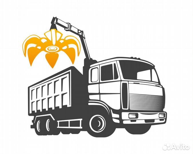Вывоз мусора ломовоз