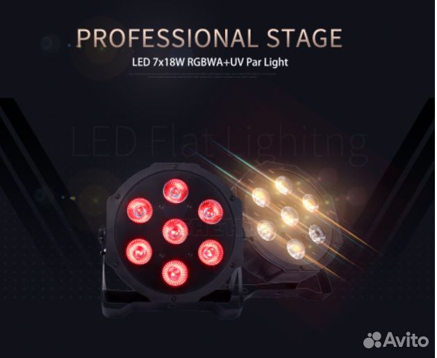 Светомузыка LED PAR 7x18