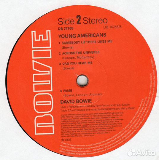 Виниловая пластинка PLG David Bowie Young American