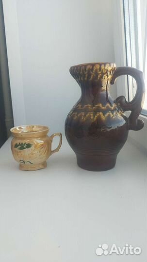 Керамический кувшин ваза
