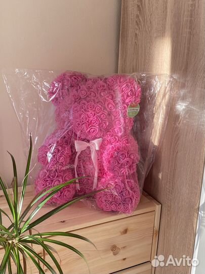 Мишка из роз