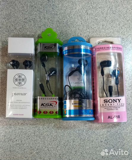 Проводные наушники с миниджеком